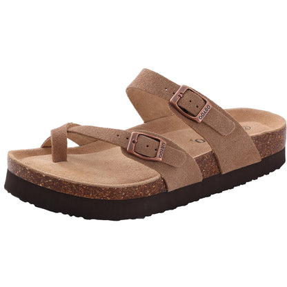 Dame Sandaler Mules Med Justerbar Rem og Skridsikker Sål 15