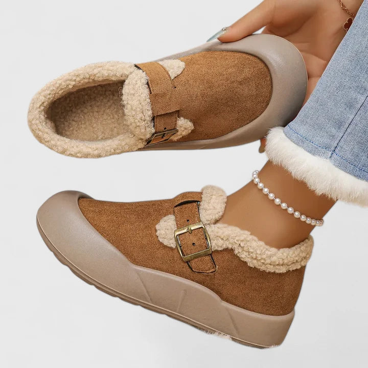Dame Sko Slip-On med Spænde til Sommerbrug 1