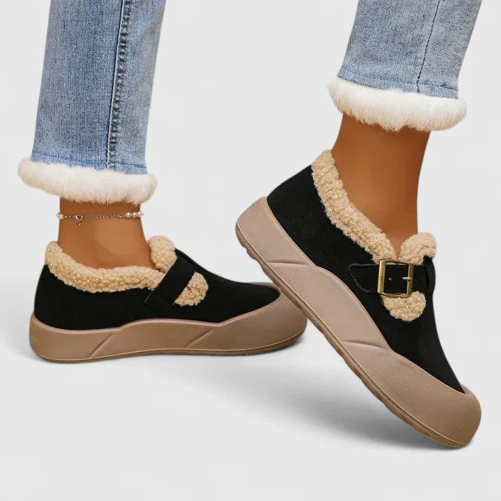 Dame Sko Slip-On med Spænde til Sommerbrug 2