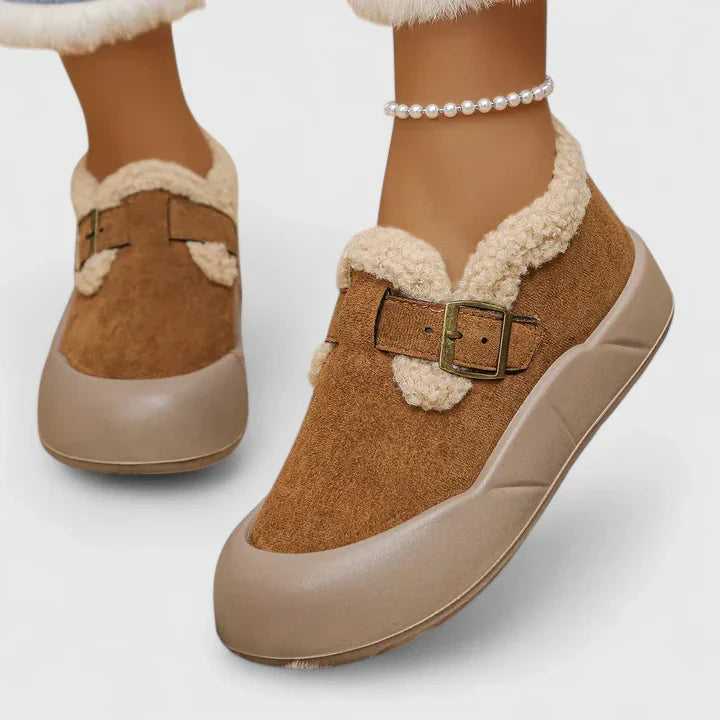Dame Sko Slip-On med Spænde til Sommerbrug 3