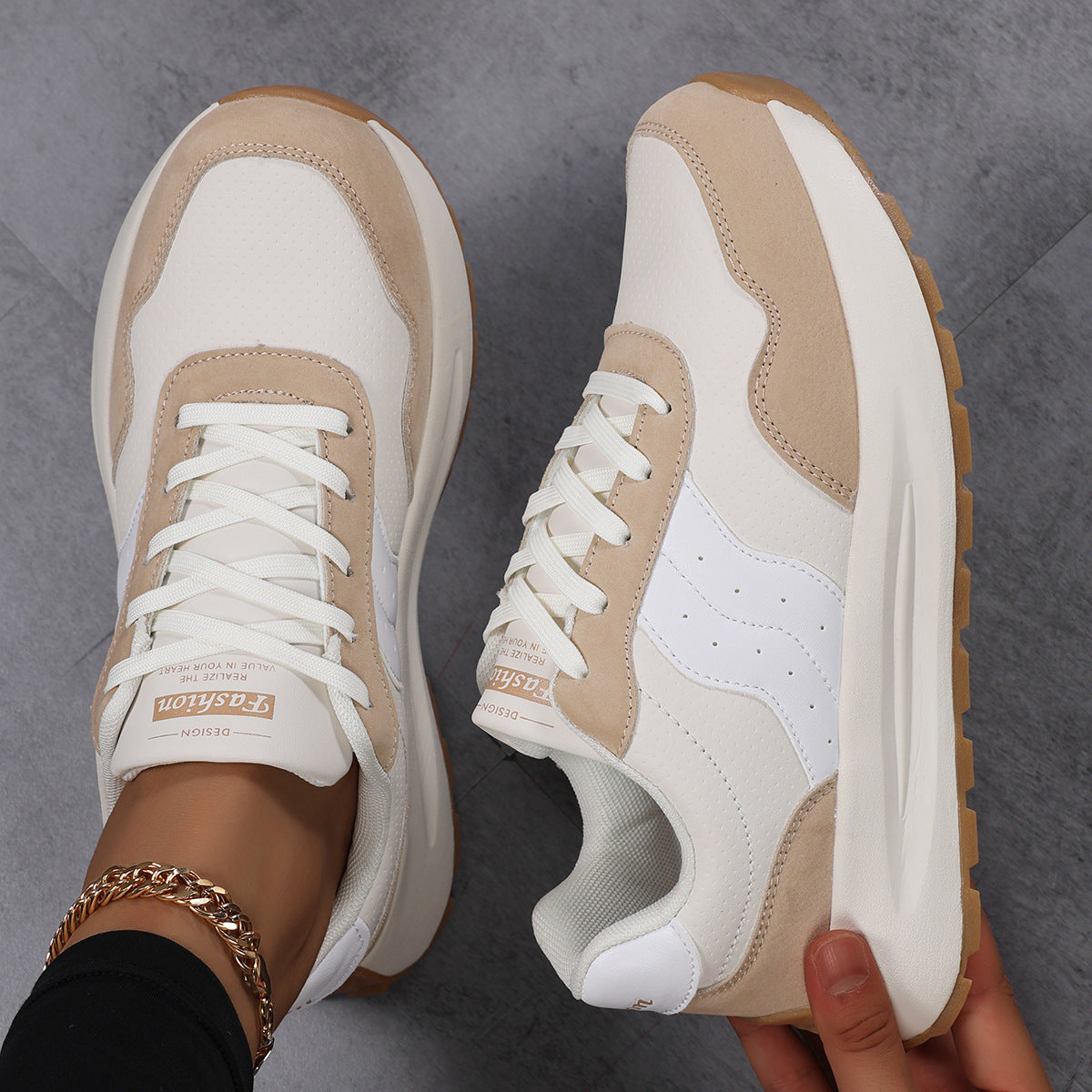 Dame Sneakers Åndbar Stil 0