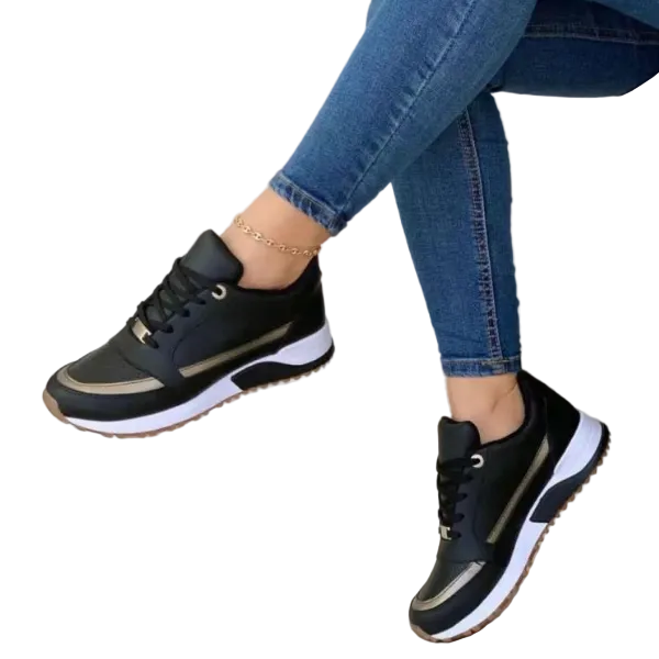 Dame Sneakers Sporty Stil 0