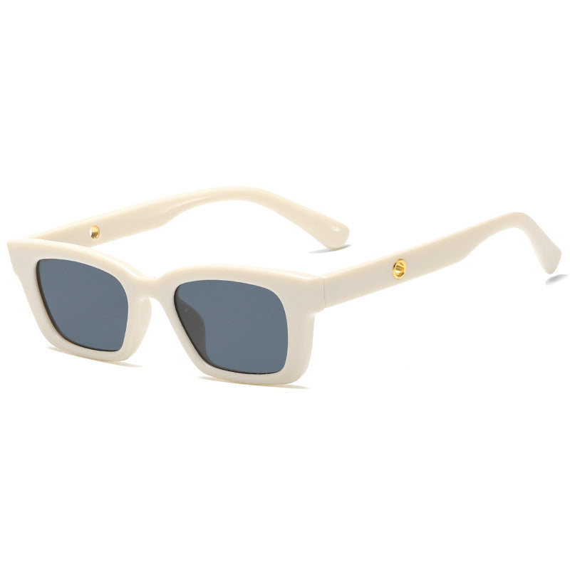 Dame Solbriller Firkantede Vintage Stil med Trendy Design 4