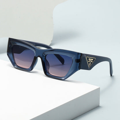 Dame Solbriller Geometrisk Design Med UV-Beskyttelse 1