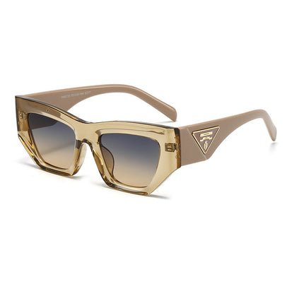 Dame Solbriller Geometrisk Design Med UV-Beskyttelse 7
