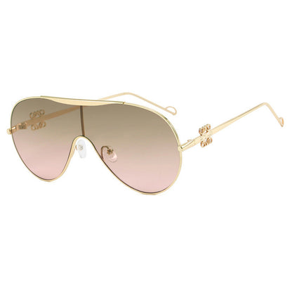 Dame Solbriller Sporty Shield Design med UV-Beskyttelse 10