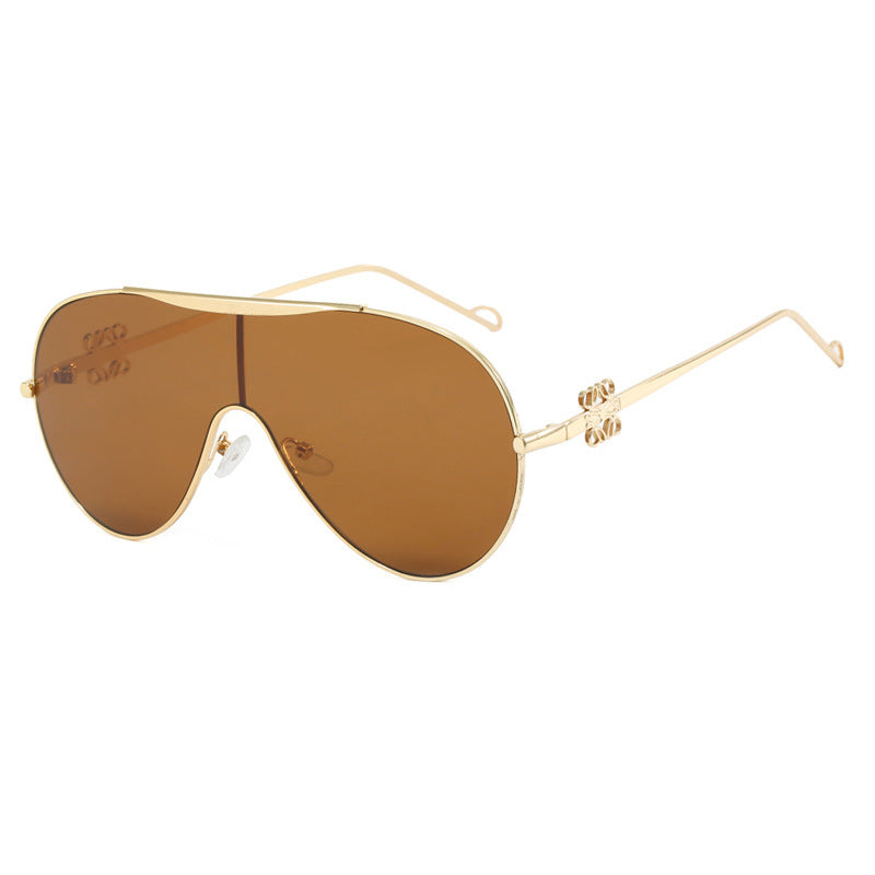 Dame Solbriller Sporty Shield Design med UV-Beskyttelse 4