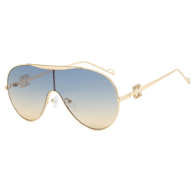 Dame Solbriller Sporty Shield Design med UV-Beskyttelse 5