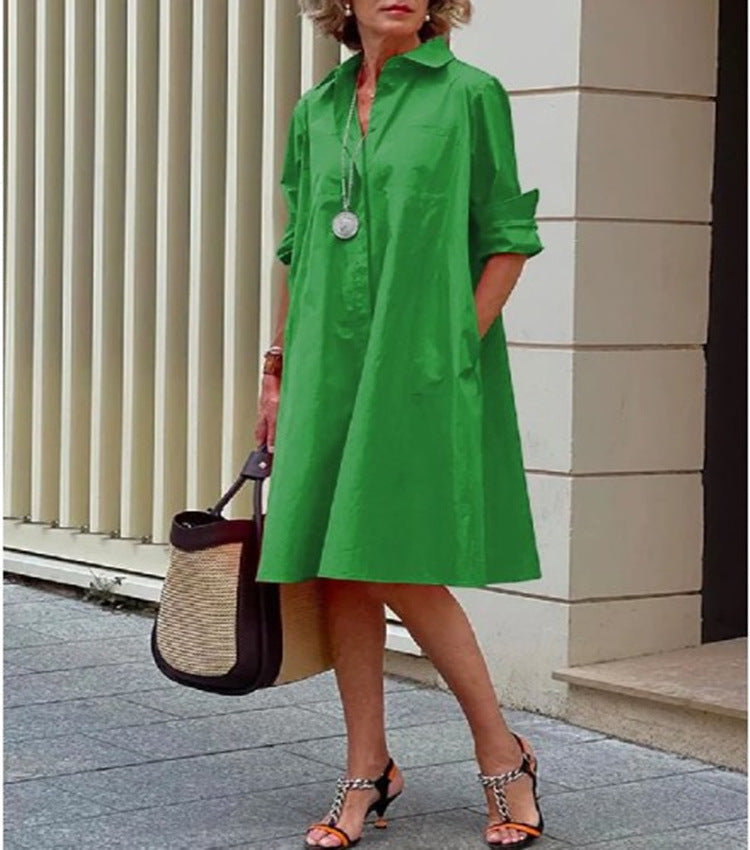 Dame Sommerkjole Med Print Elegant Design 5