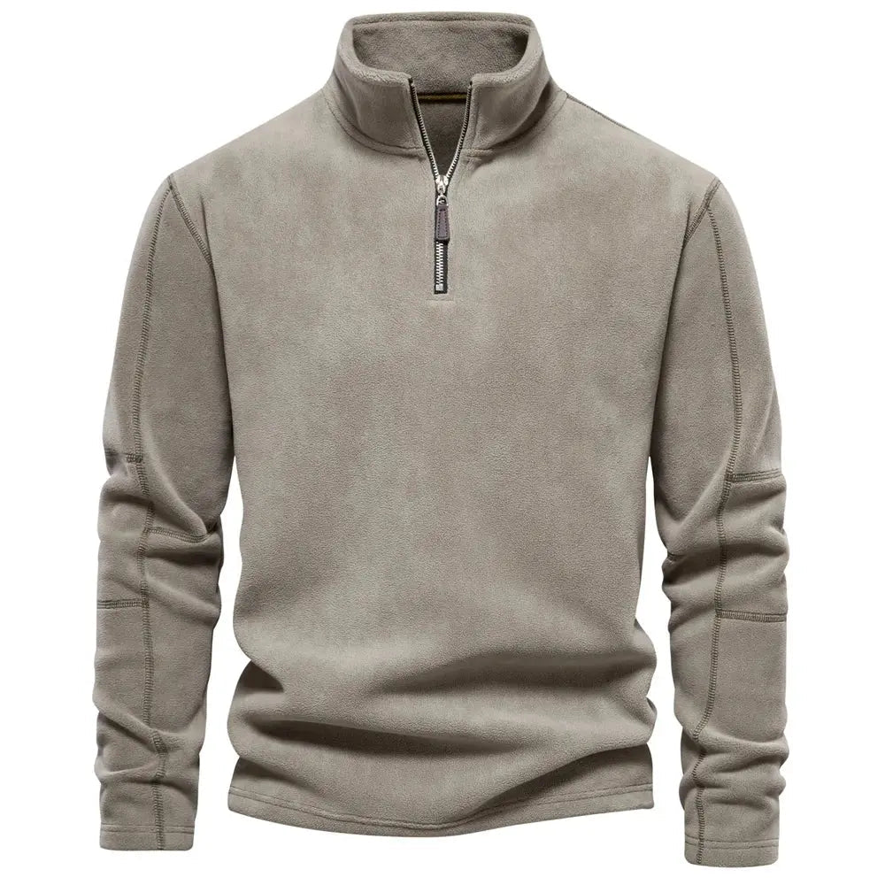 Dame Sweater Højhalset Strik Med Stilfuldt Design 0
