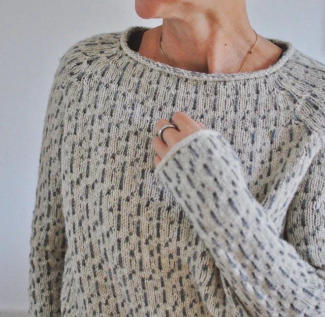 Dame Sweater Rund Hals Stilfuld Afslappet Design 2