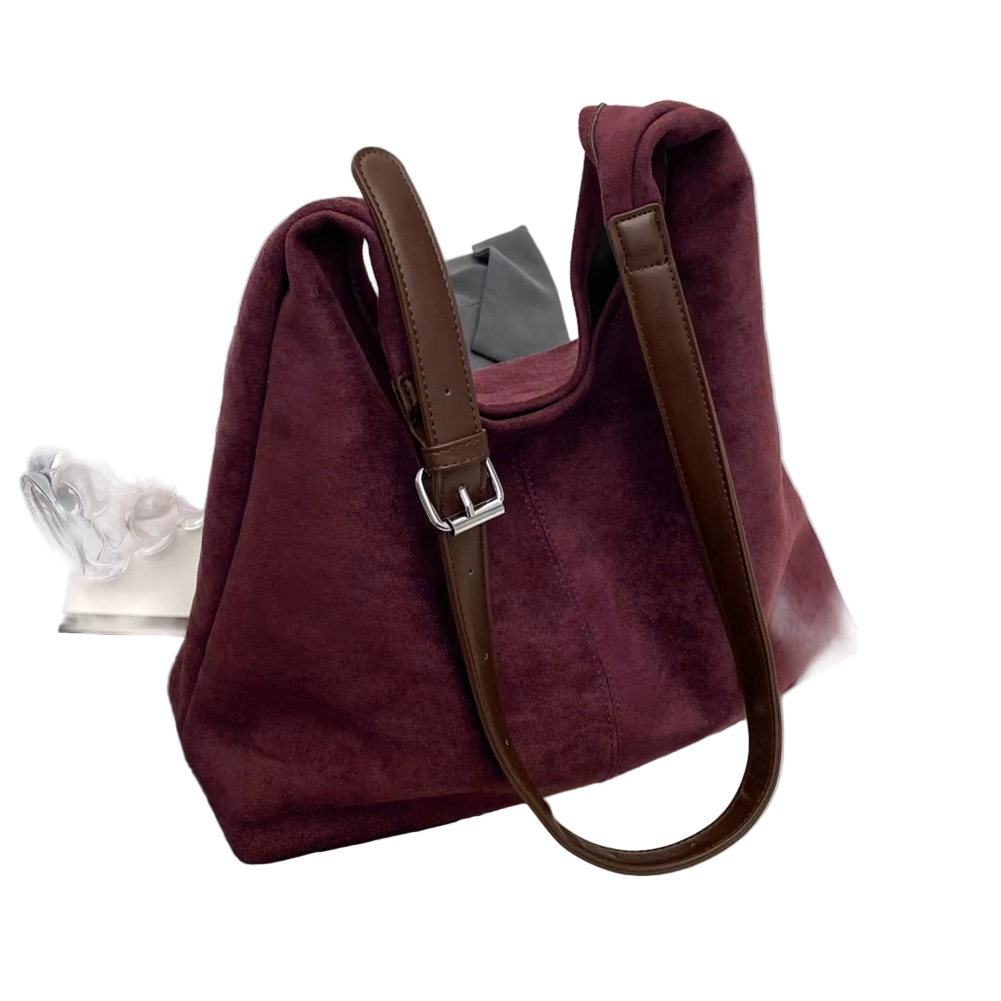 Dame Trunk-stil Håndtaske med Justerbar Rem 2