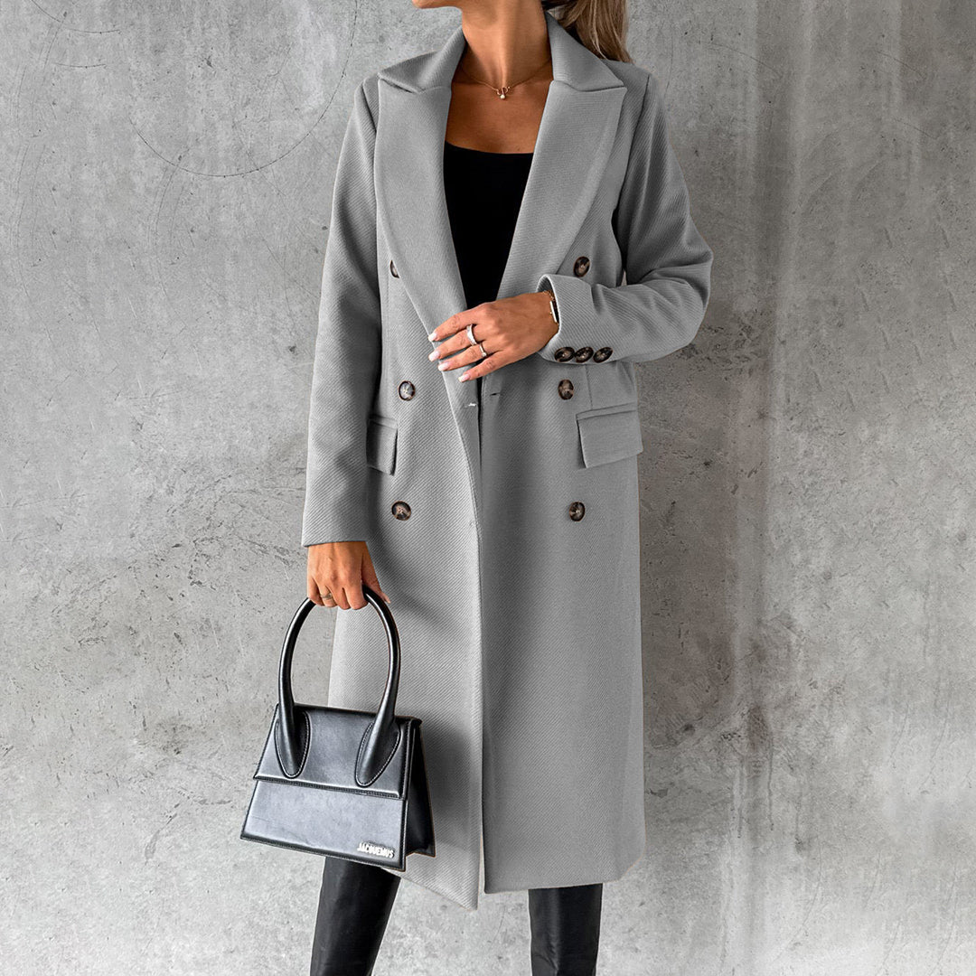 Dame Vinterjakke Lang Dunjakke Moderne Design 2
