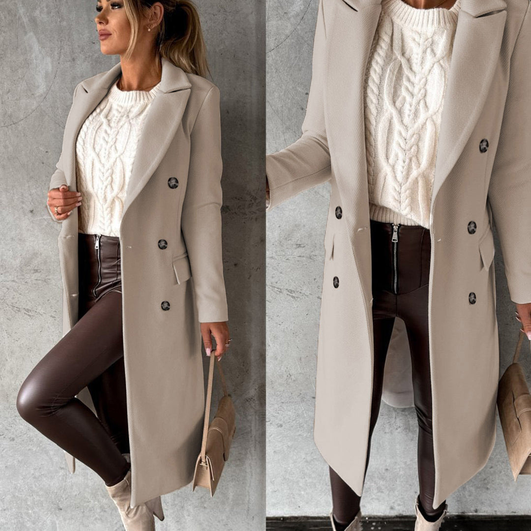 Dame Vinterjakke Lang Dunjakke Moderne Design 8