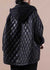 Dame Zipperet Hoodie Patchwork Vinterjakke 3
