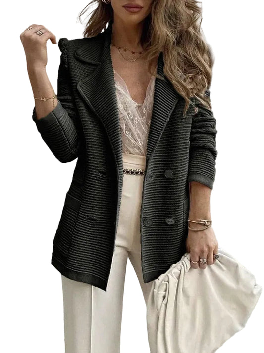 Damejakke Dobbeltradet Blazer 0
