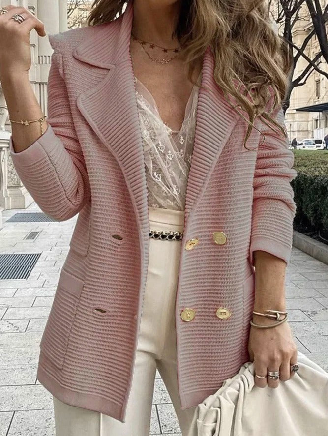 Damejakke Dobbeltradet Blazer 3