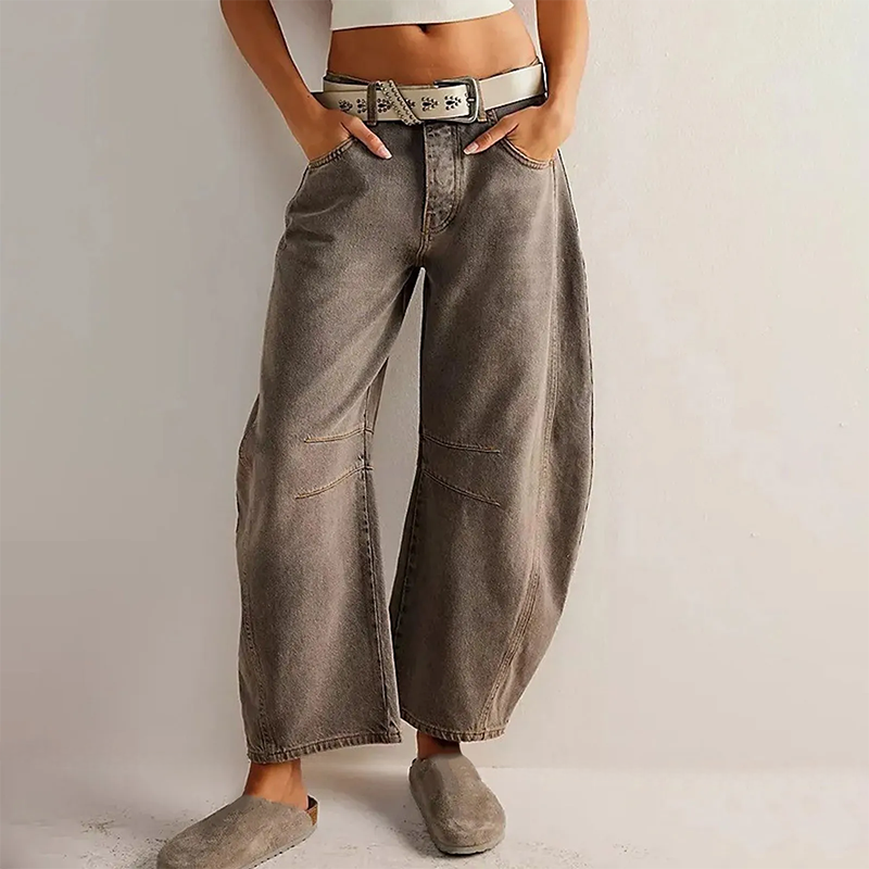Damejeans med Bred Ben og Lav Talje 2