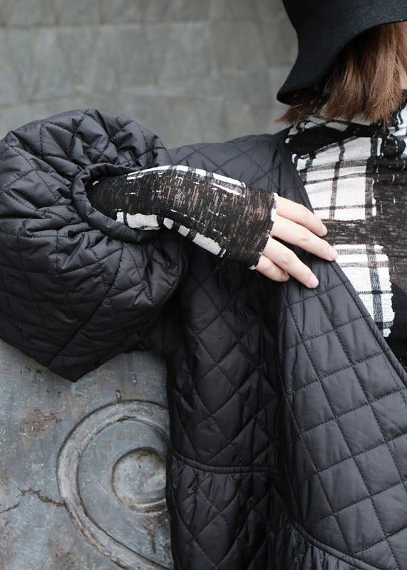 Dameparka Oversize Vinterfrakke med Lanterneærmer 4