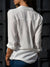 Damer Bluse Klassisk Design Åndbart Materiale 4
