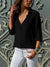 Damer Bluse Klassisk Design Åndbart Materiale 6