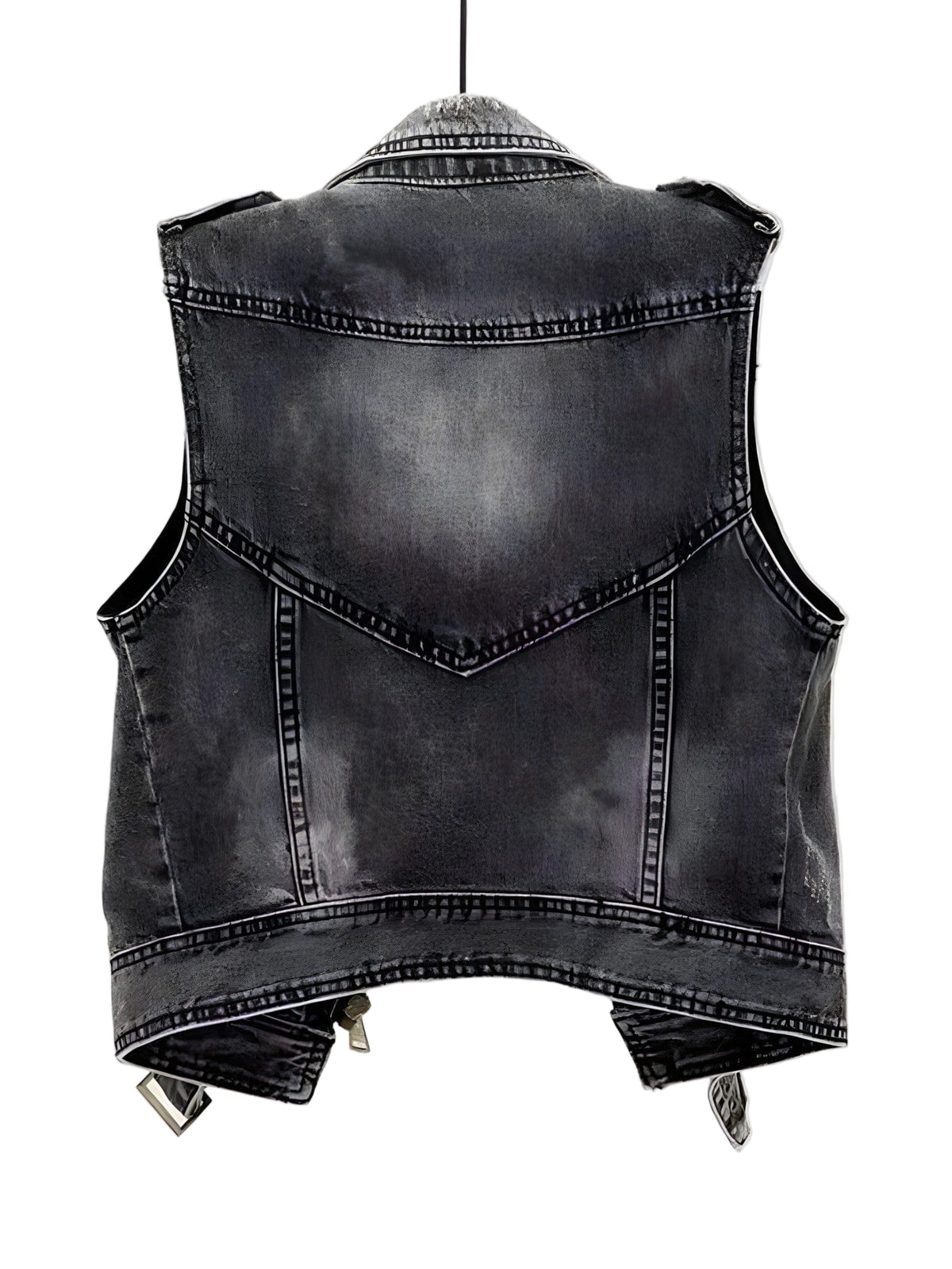 Damernes Denim Veste Casual 0