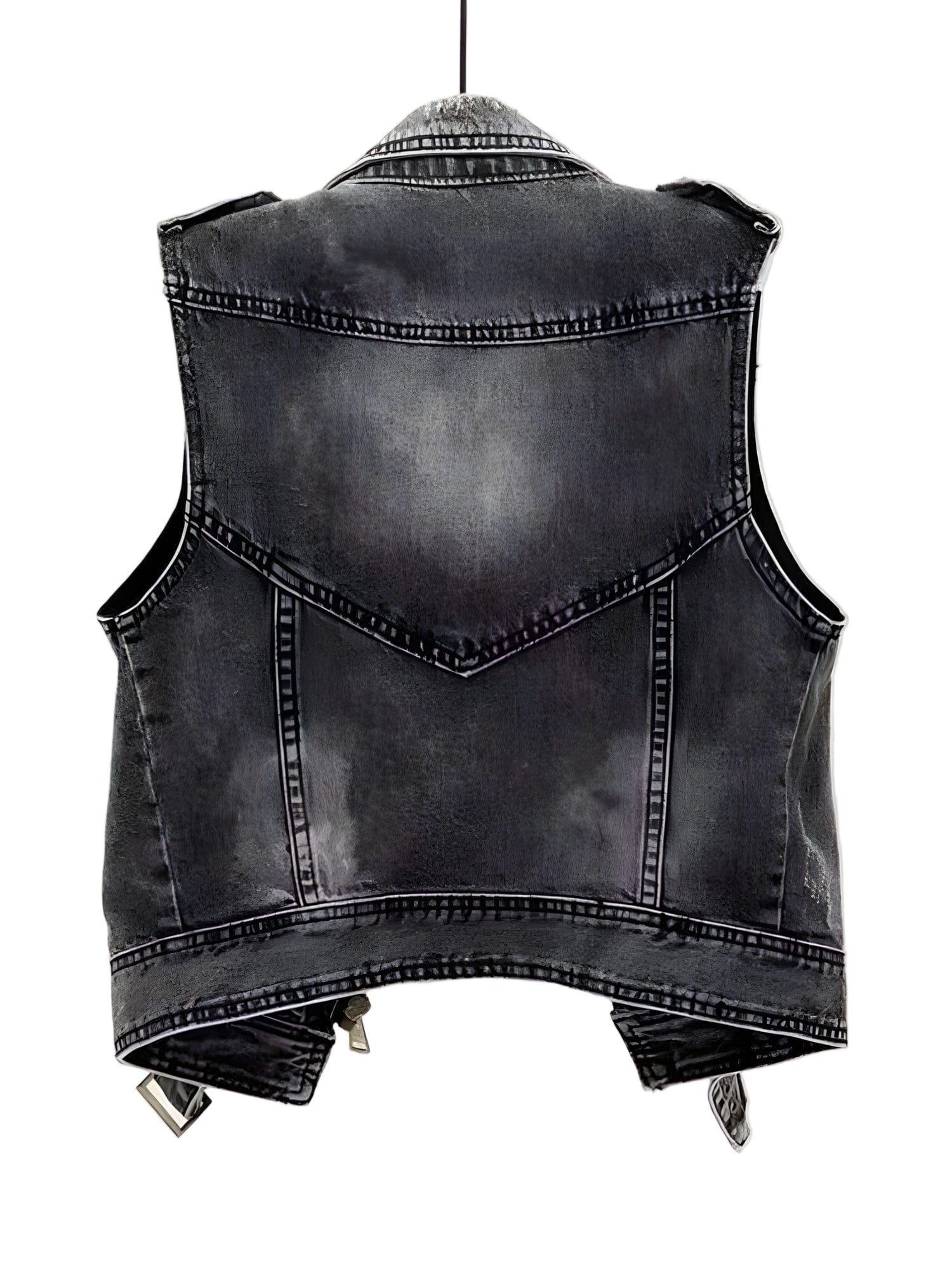 Damernes Denim Veste Casual 0