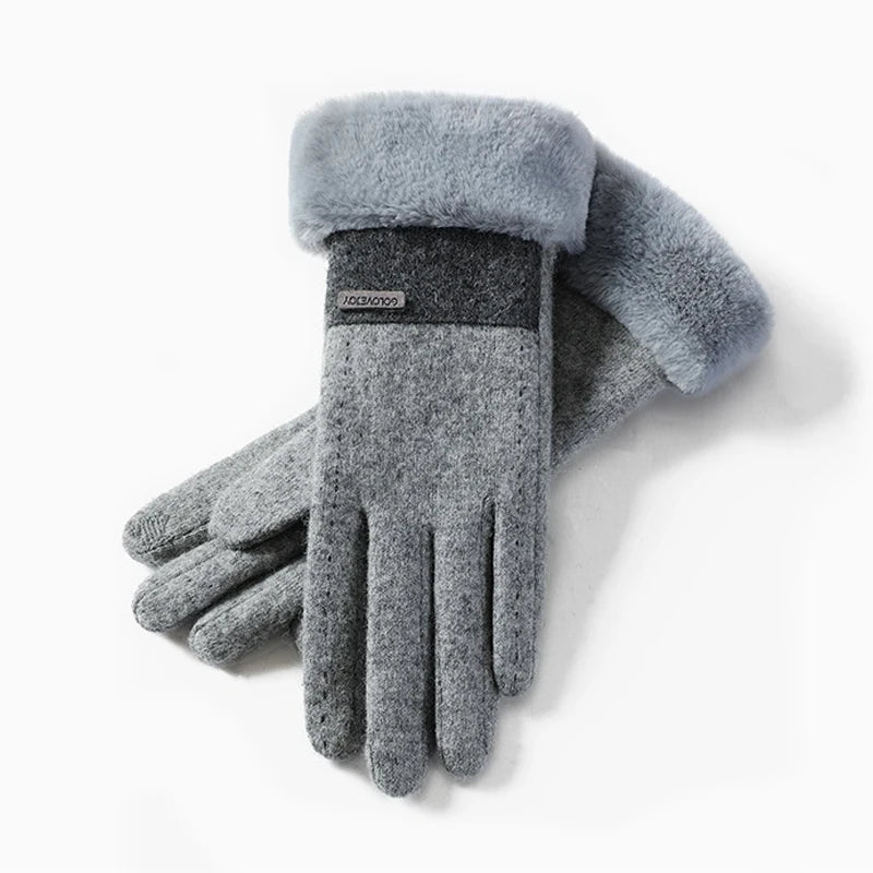 Damernes Elastiske Pluche Handsker - Komfortable og Praktiske 8