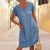 Damernes Kjole Elegant Design i Linned 1
