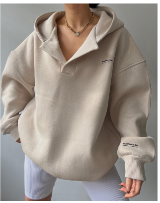 Damernes Lækre Kapuzenpullover Casual 2