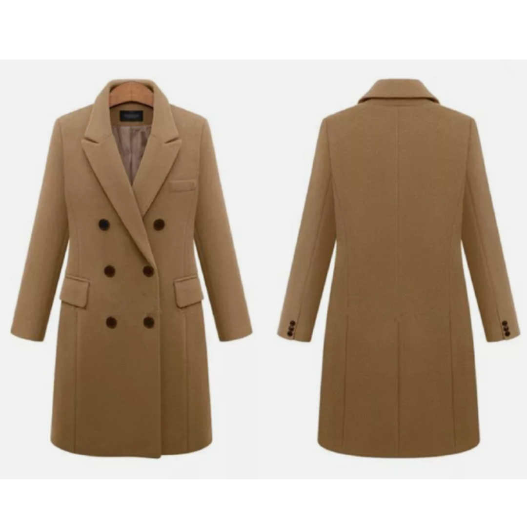 Damernes Lange Frakke Moderne Design 1