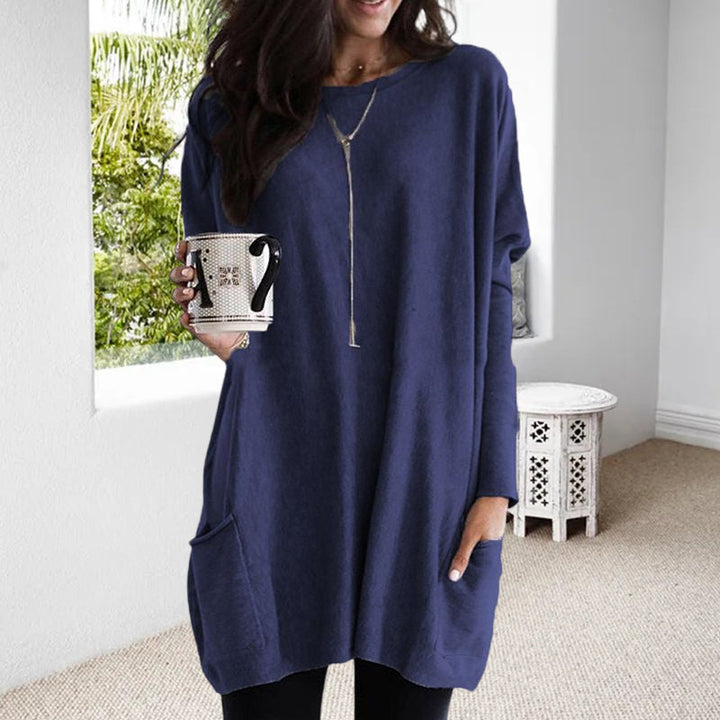 Damernes Pullover med Lommer 1
