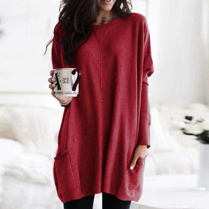 Damernes Pullover med Lommer 2