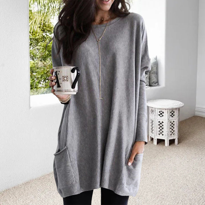 Damernes Pullover med Lommer 7