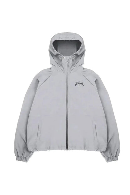 Damernes Windbreaker Jakke Casual Stil 2