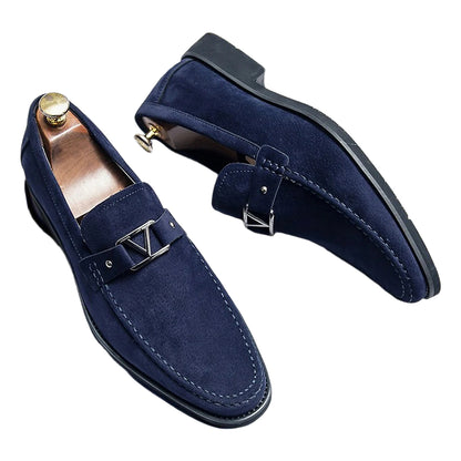 Herre Loafers Læder Klassisk Stil Komfortabel Pasform 1