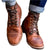 Herre Støvler Lace-Up Læder Robust Design-1