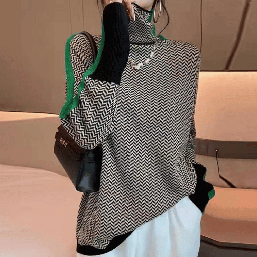 Herre Uldtrøje Komfortabel Tidløs Design Uldmix-3