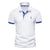 Polo Shirt Mænd Klassisk Design 100% Bomuld-3