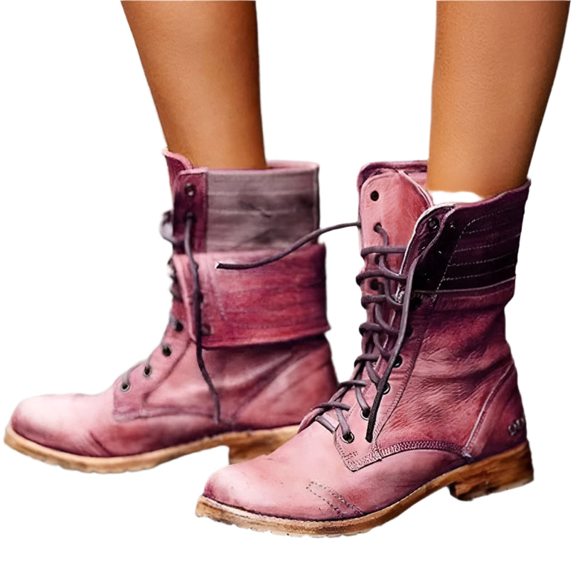 Dame Støvler Læder Elegant Design Komfortabel Pasform-1