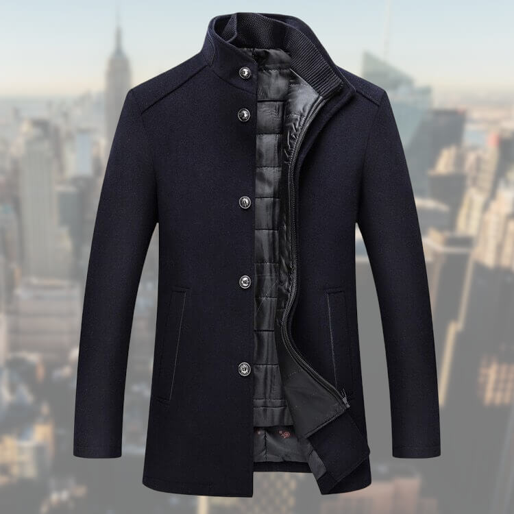Variant image for Herre Vinterjakke med Vest Elegant Design Komfortabelt Materiale-13