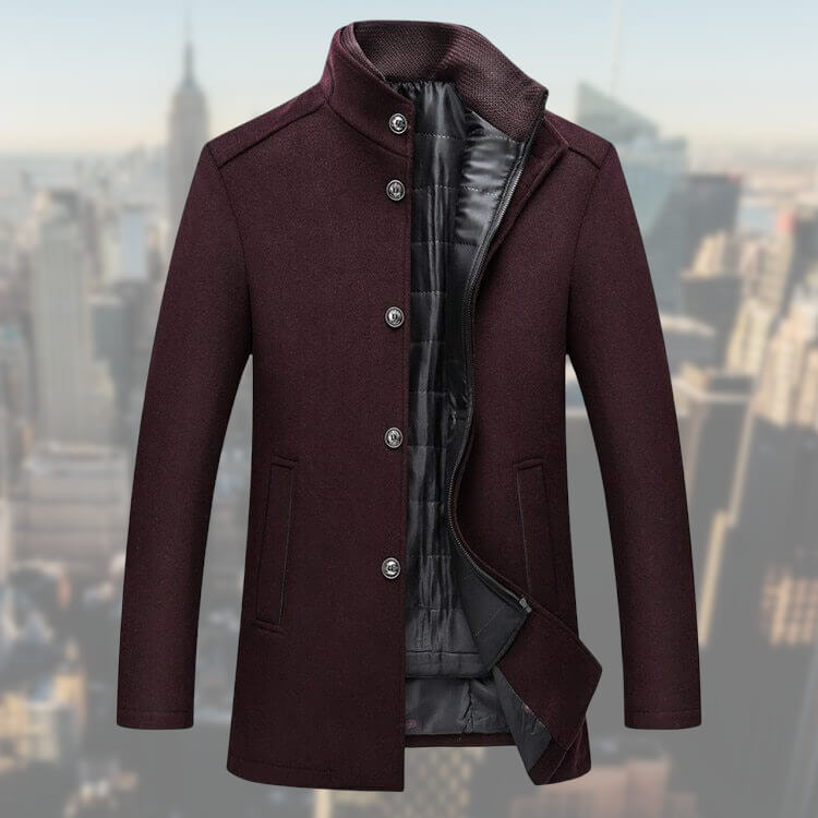 Variant image for Herre Vinterjakke med Vest Elegant Design Komfortabelt Materiale-19