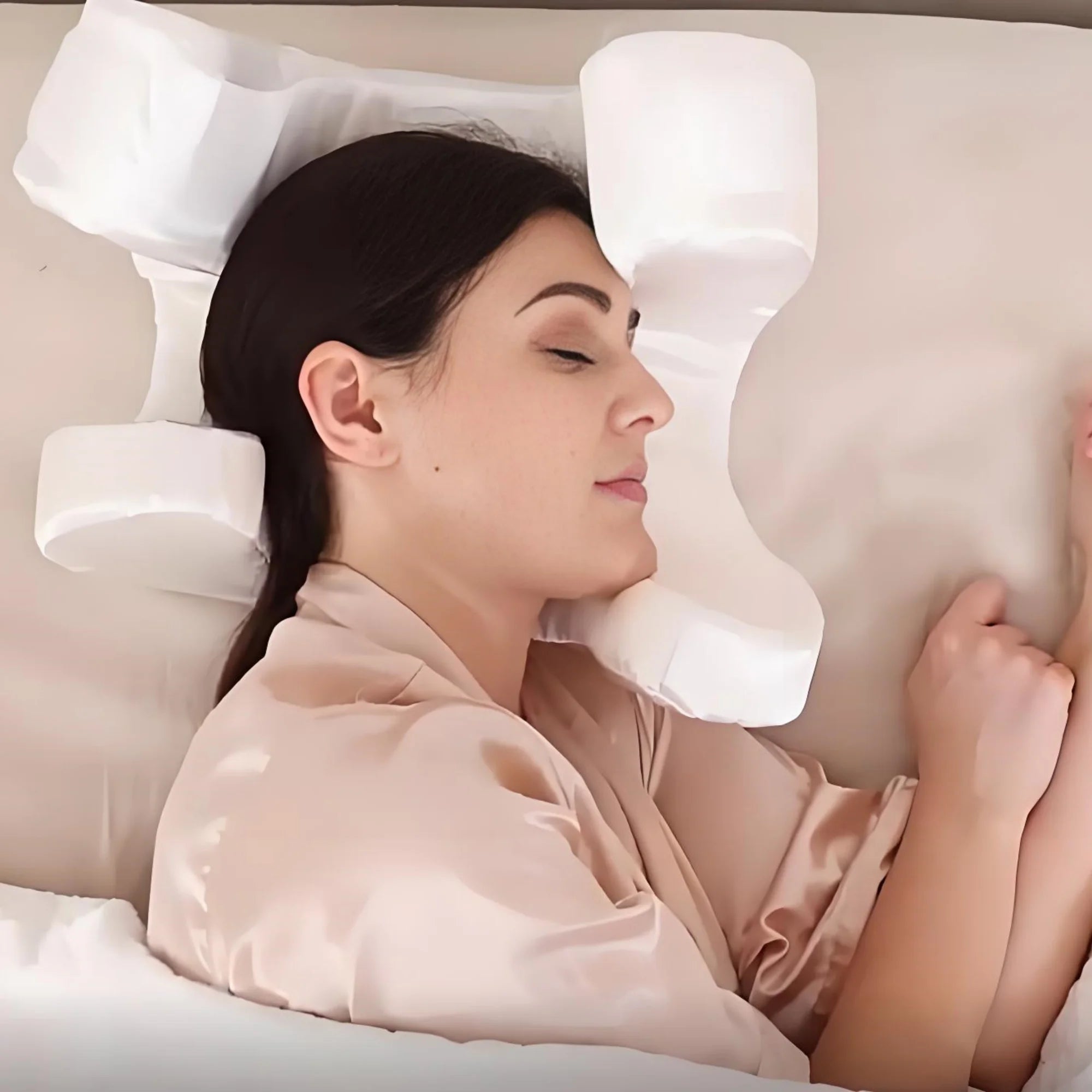 Ergonomisk Hovedpude til Sidesovere med Memory Foam Komfort 6
