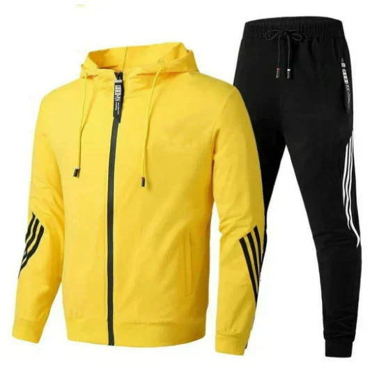 Mænds Træningssæt Moderne Design Komfortabel Polyester-1