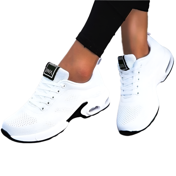 Unisex Sneakers Lilla Komfortabel Gummi Orthopædisk Design-2