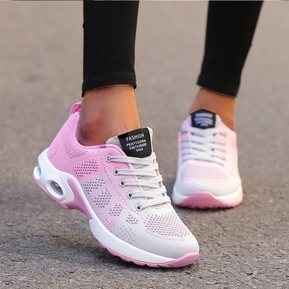 Unisex Sneakers Lilla Komfortabel Gummi Orthopædisk Design-5