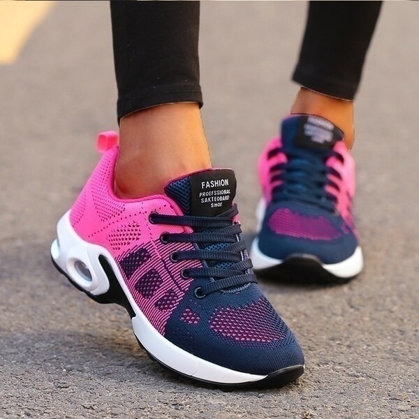Variant image for Unisex Sneakers Lilla Komfortabel Gummi Orthopædisk Design-1
