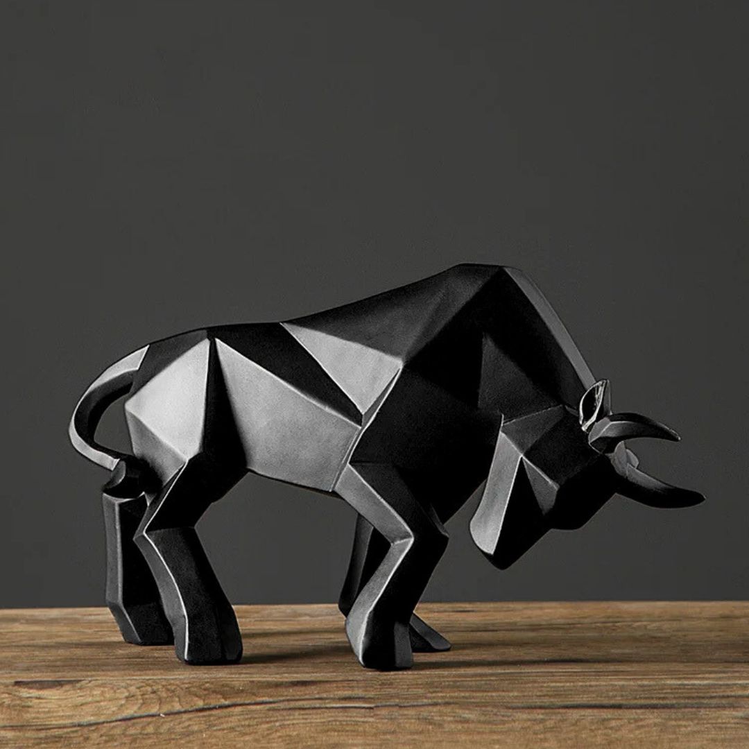Geometrisk Skulptur Hjem Kontor Moderne Komposit 1
