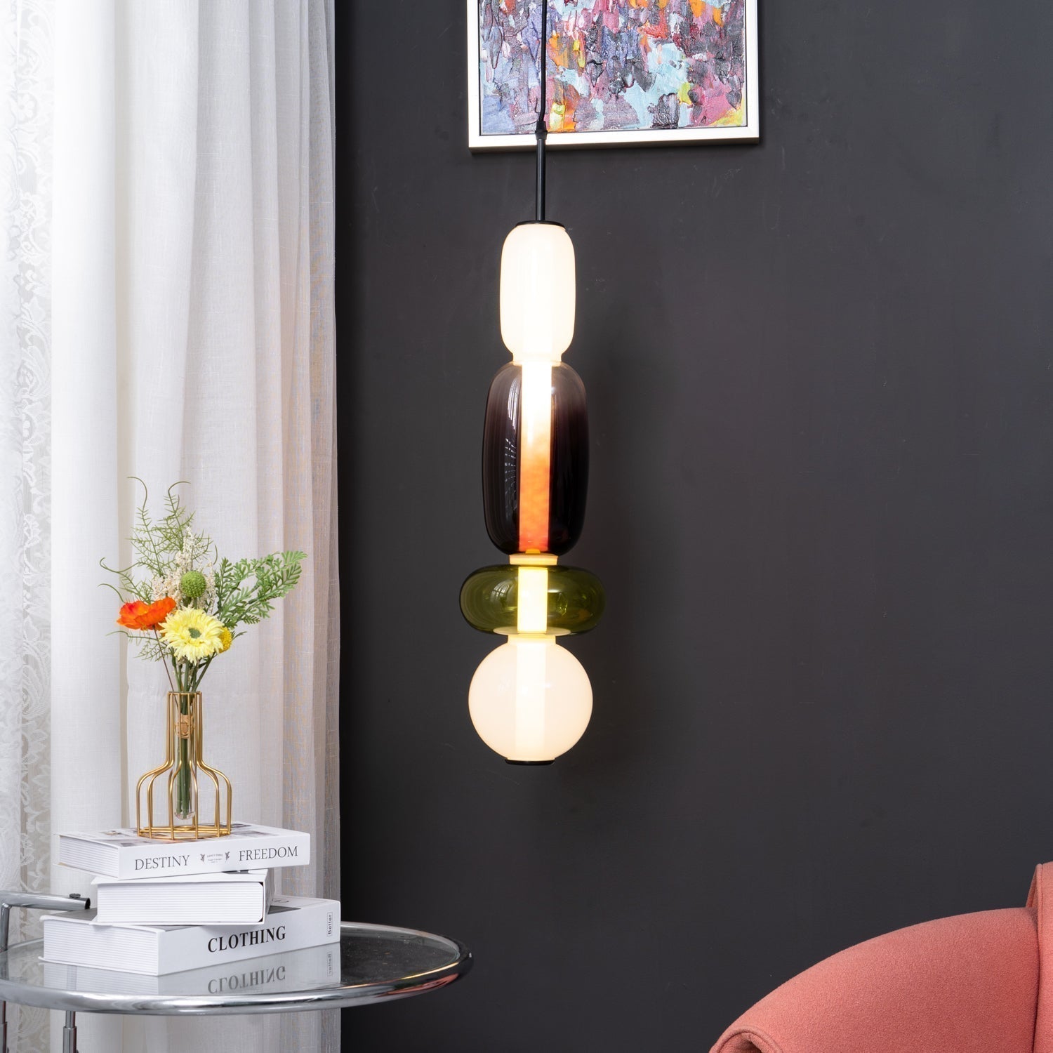 Glaspendel med Moderne Design 4
