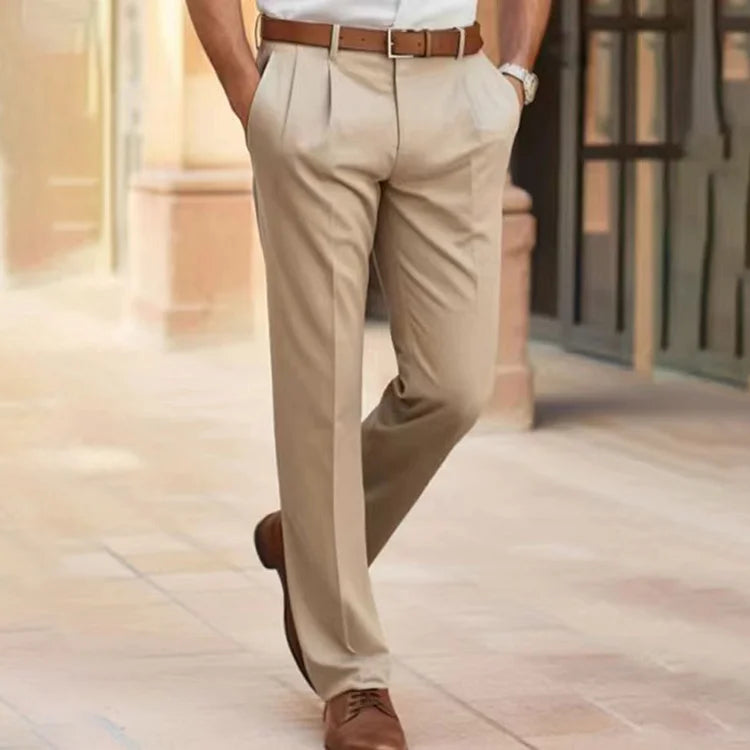 Variant image for Herre Bukser Business Casual Åndbar Stof Moderne Snit-13